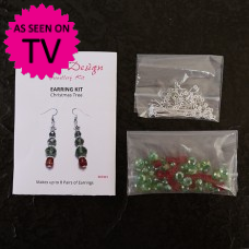 Christmas Tree Earring Kit - Makes 8 Pairs